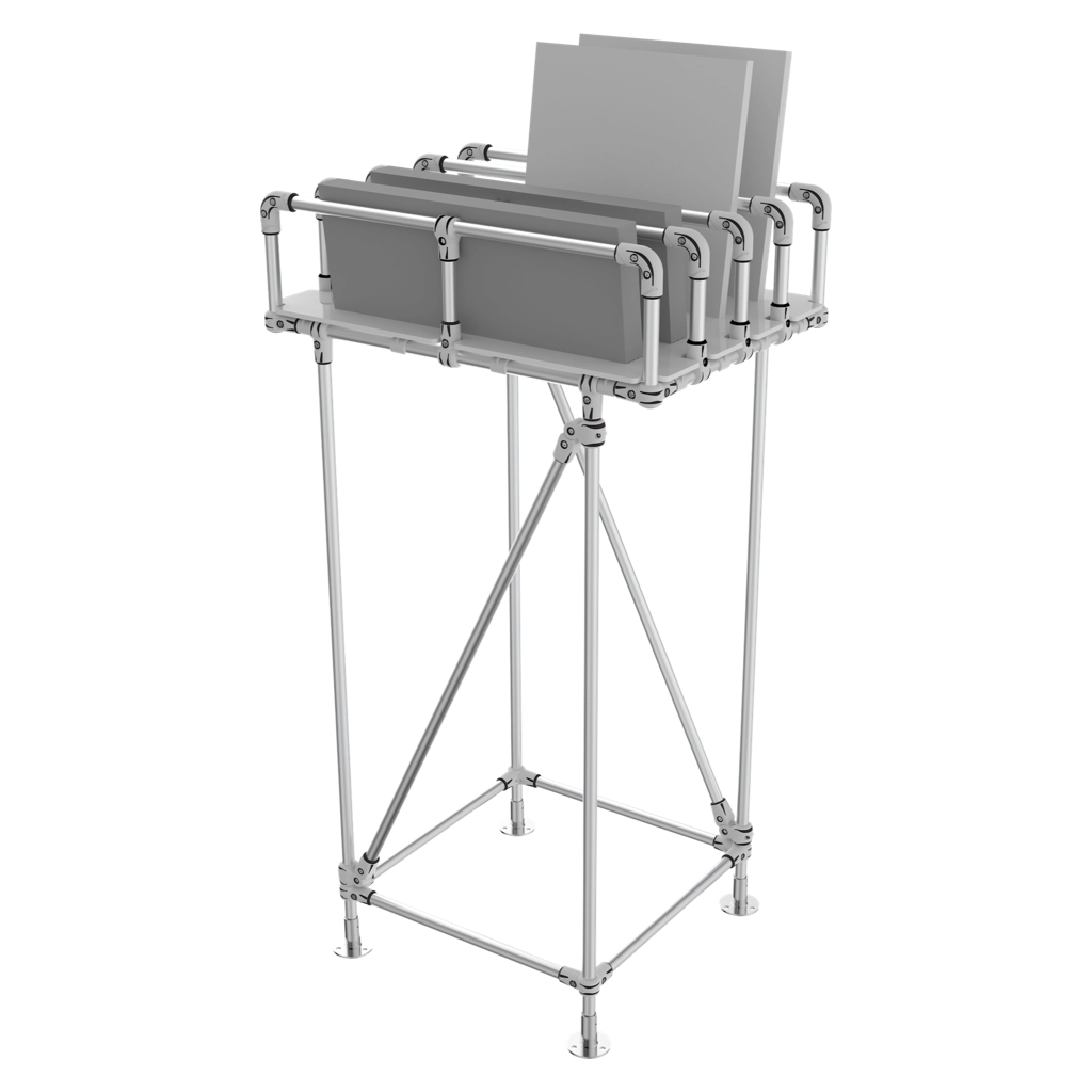 Table rangement cartons
