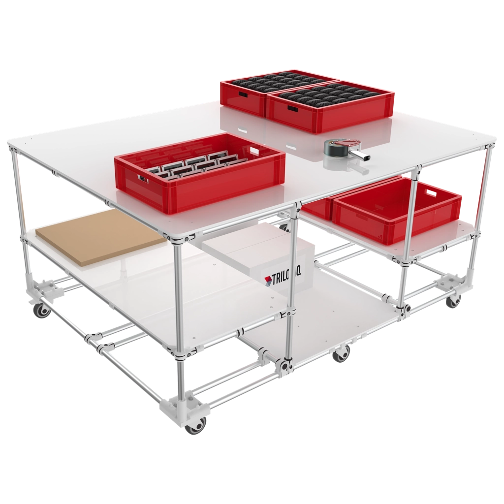 Table mobile de grande taille 