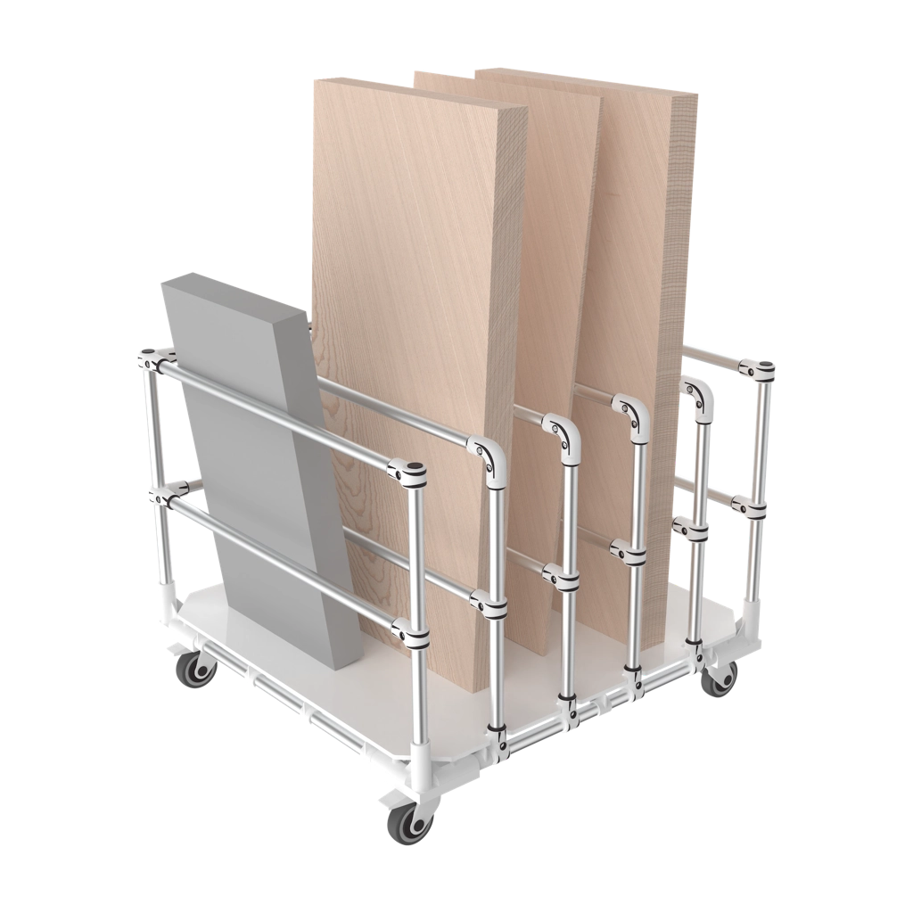 Boards transport trolley