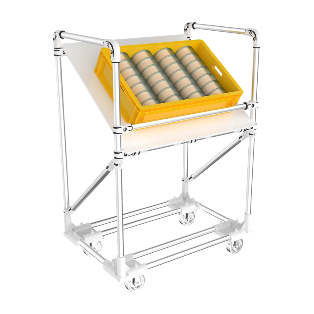 Mobile shelf for picking