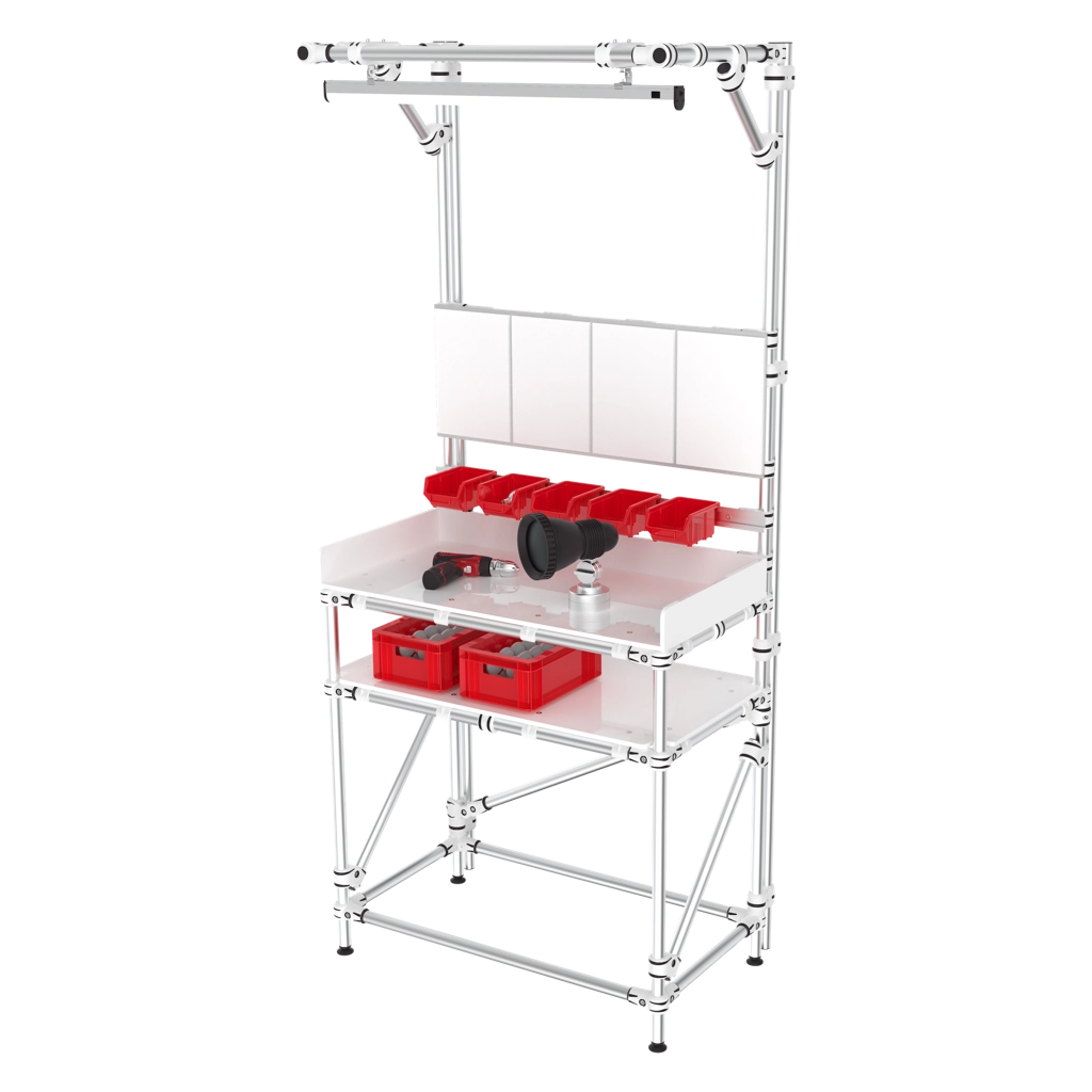 Assembly and control station