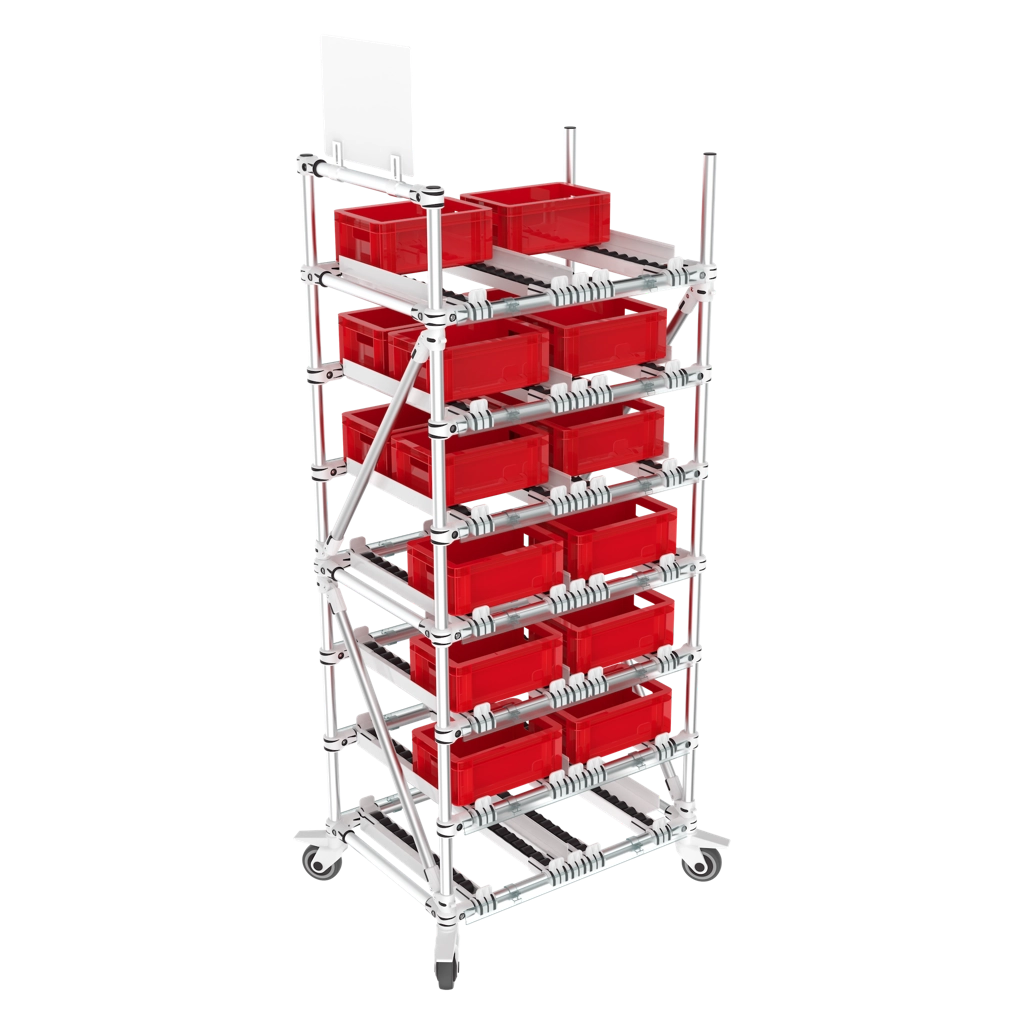 Food industry picking trolley