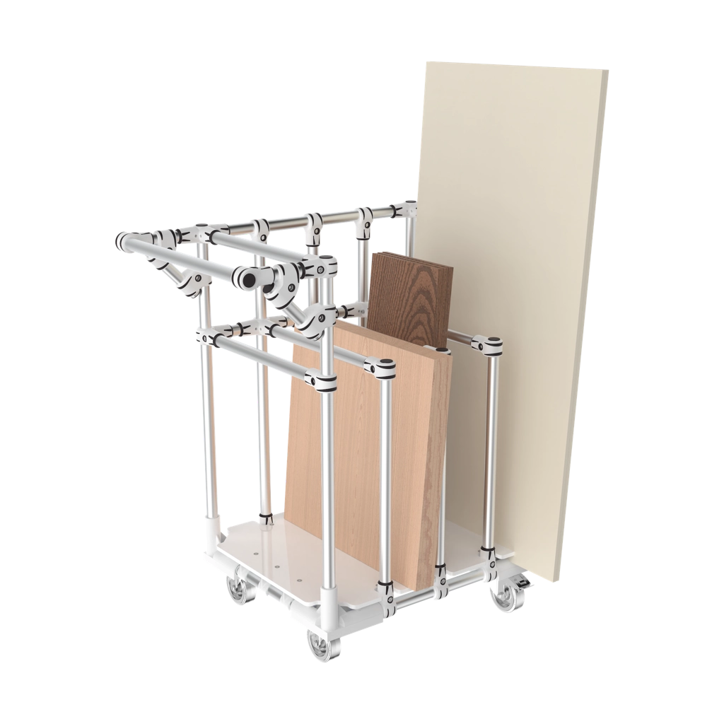Trolley for boards transportation