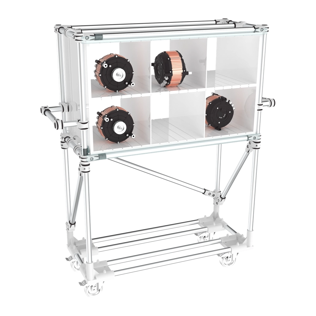 6 compartments trolley