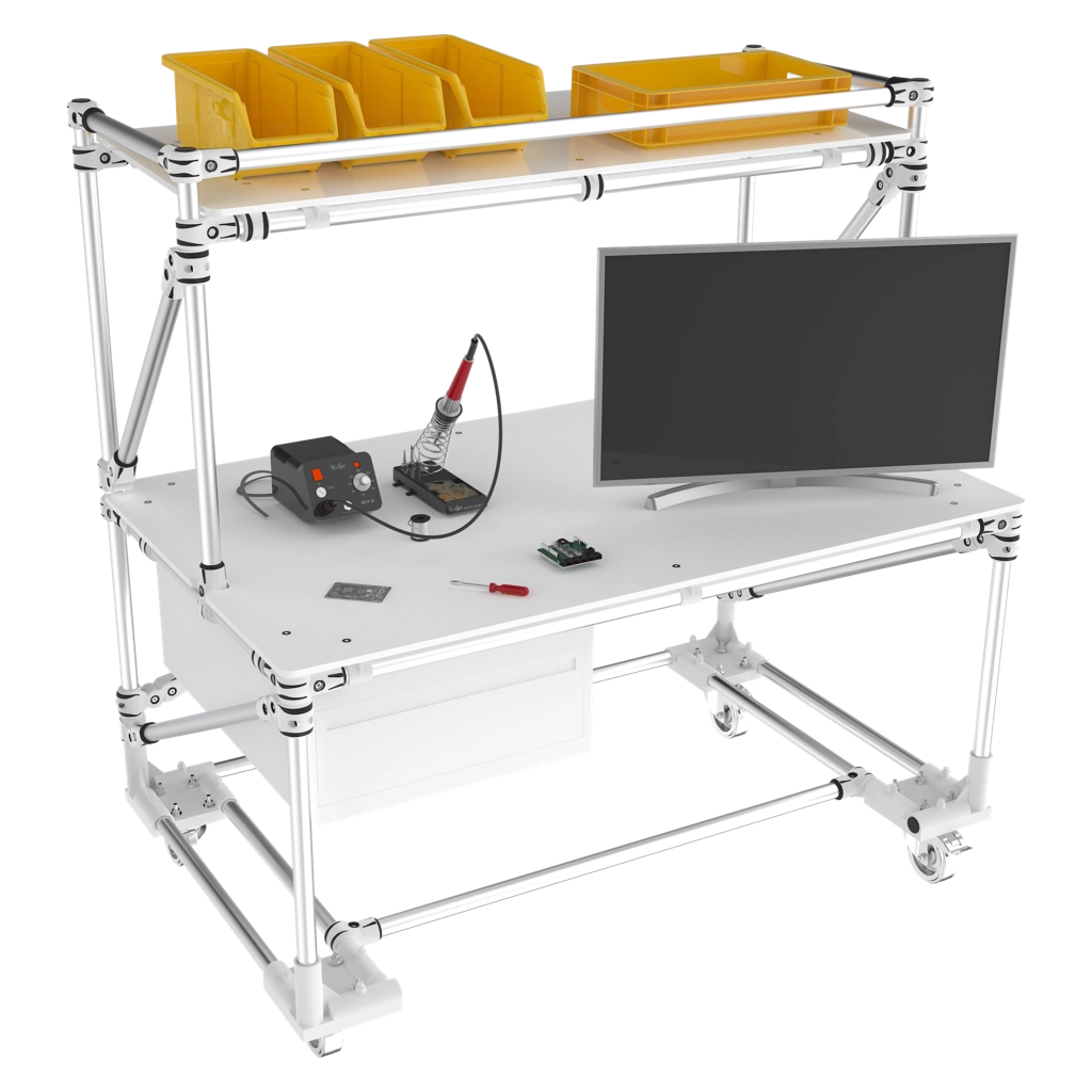 Assembly warehouse workstation
