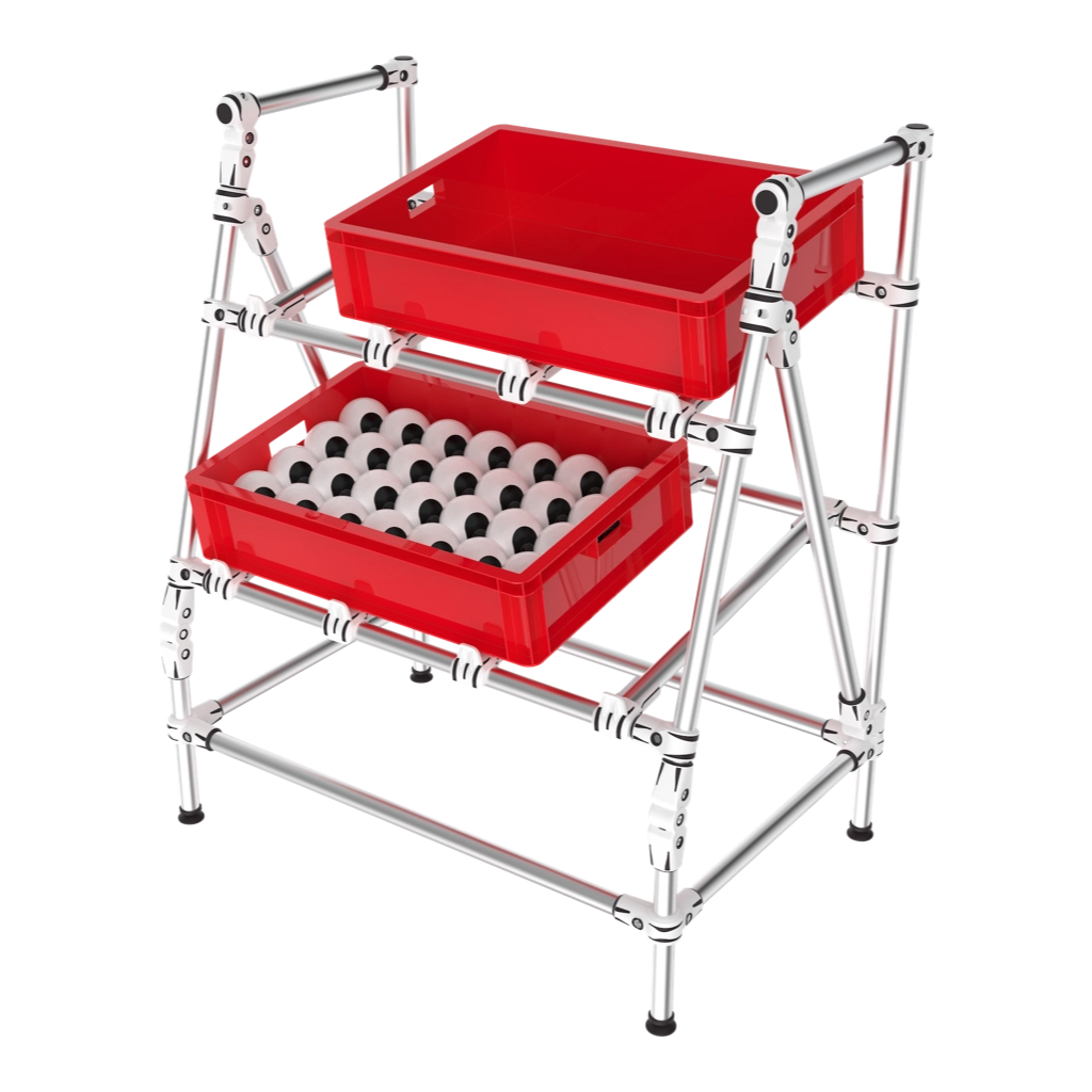 Cartons and totes picking shelf