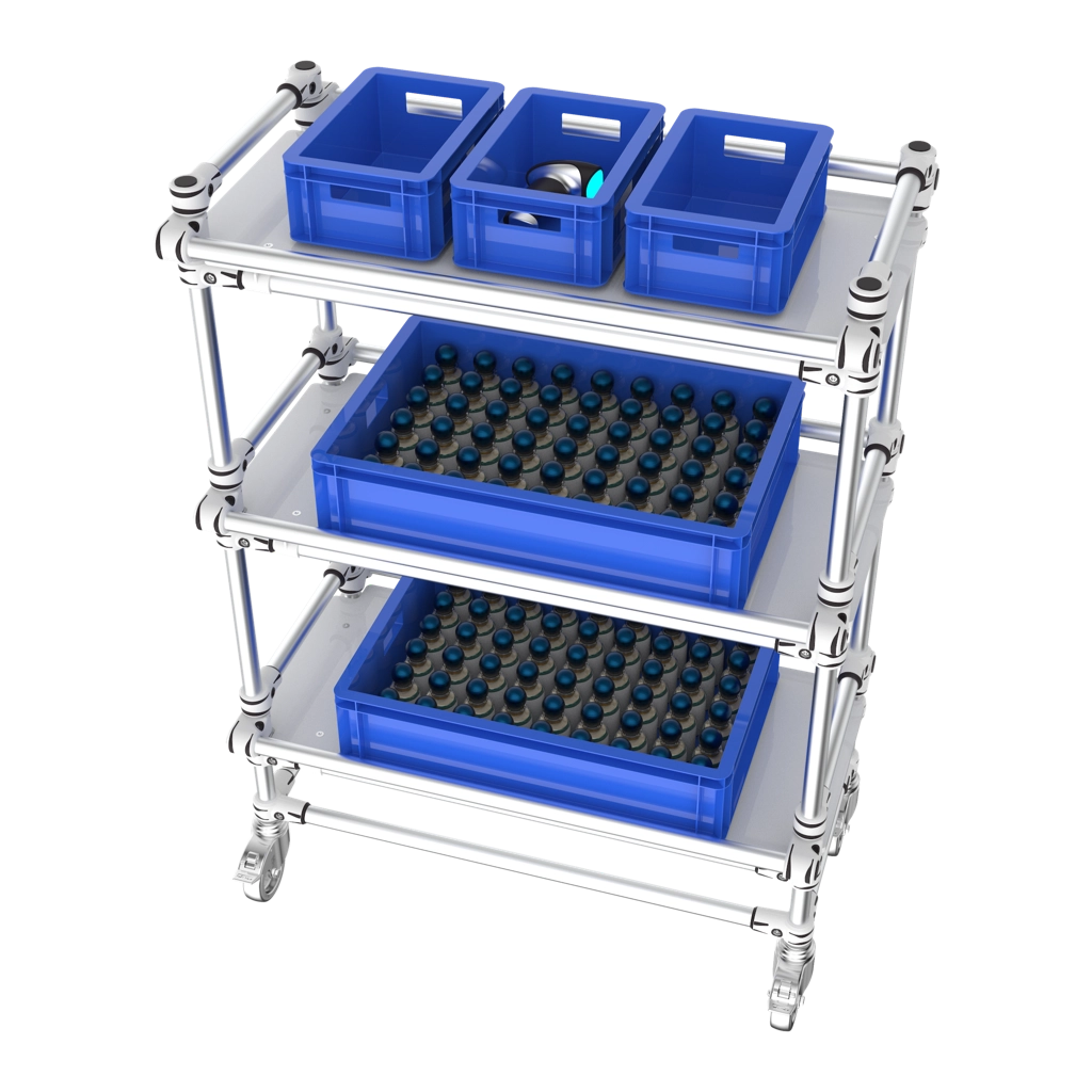 Logistic mobile shelf