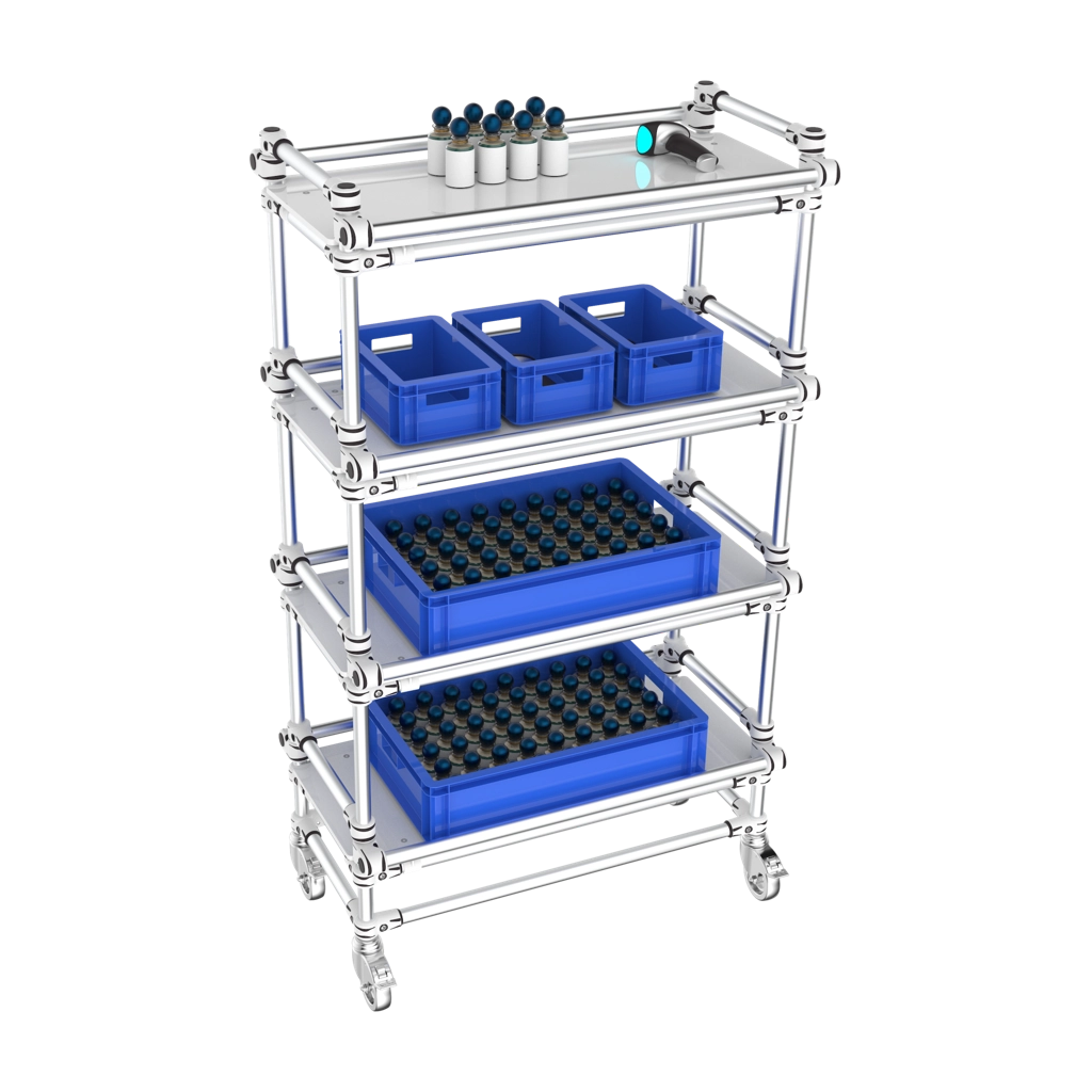 Factory mobile shelf