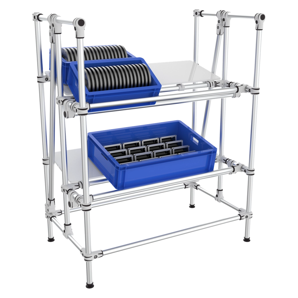 Ergonomic KLT Picking shelf 