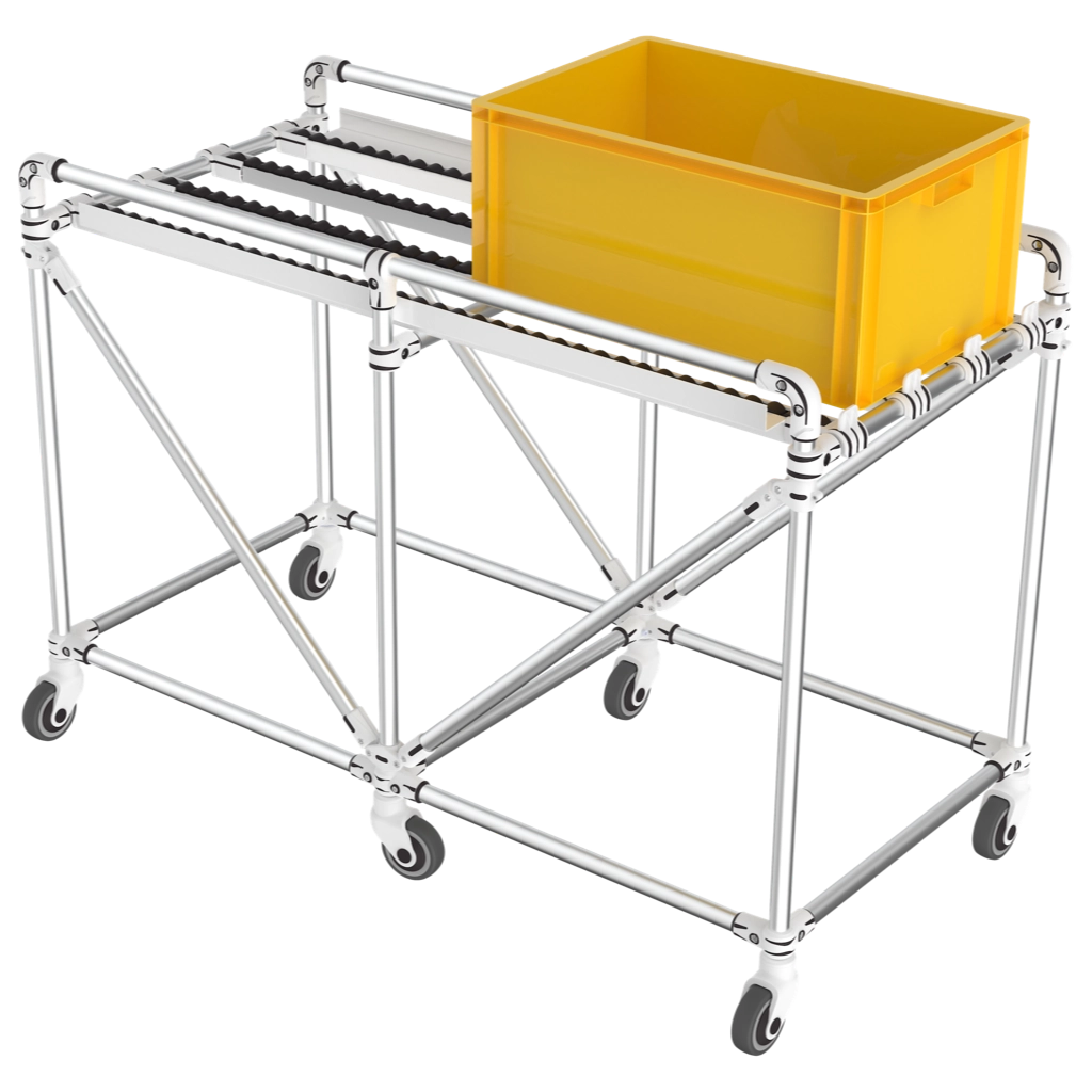 Simple conveyors with casters