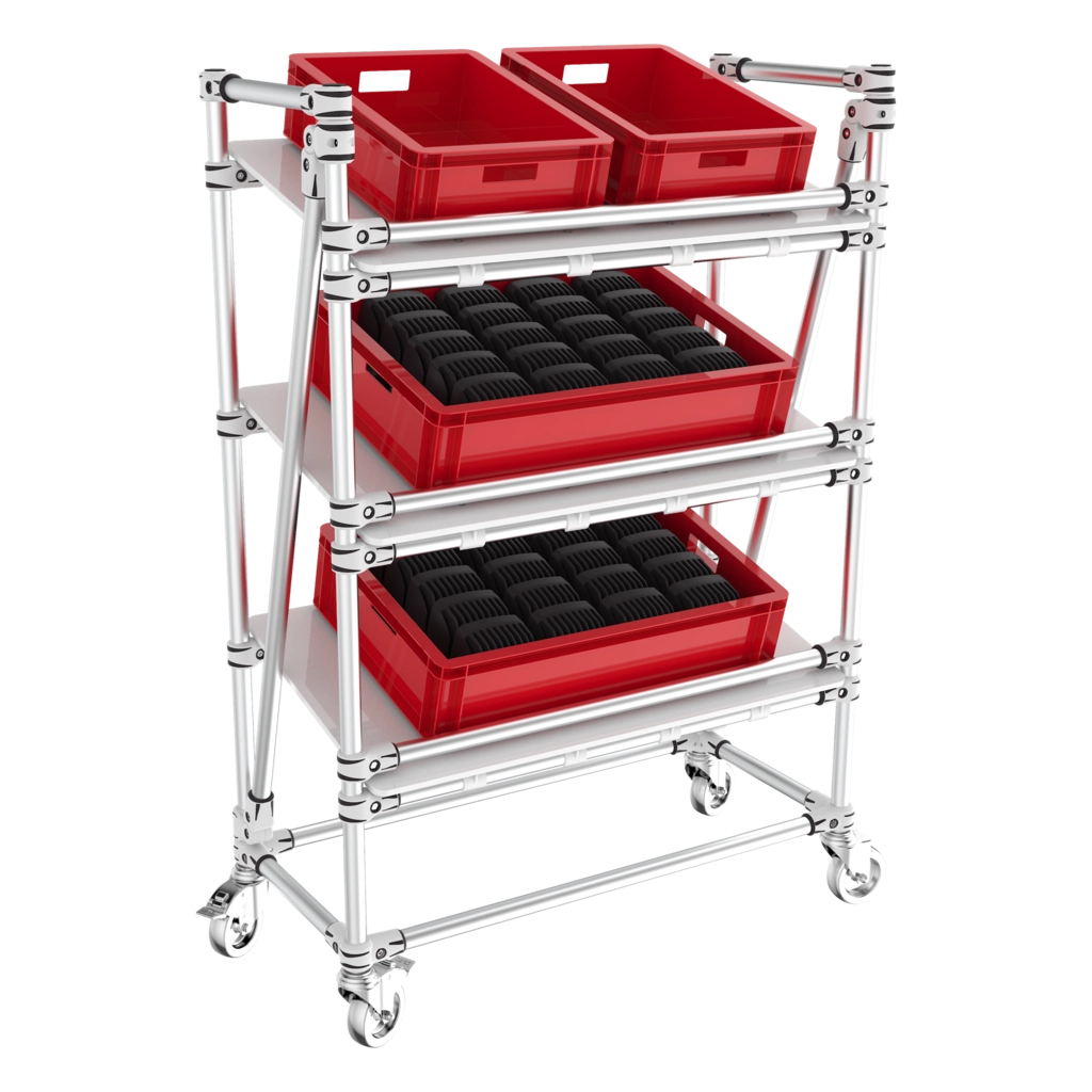 Mobile picking shelf