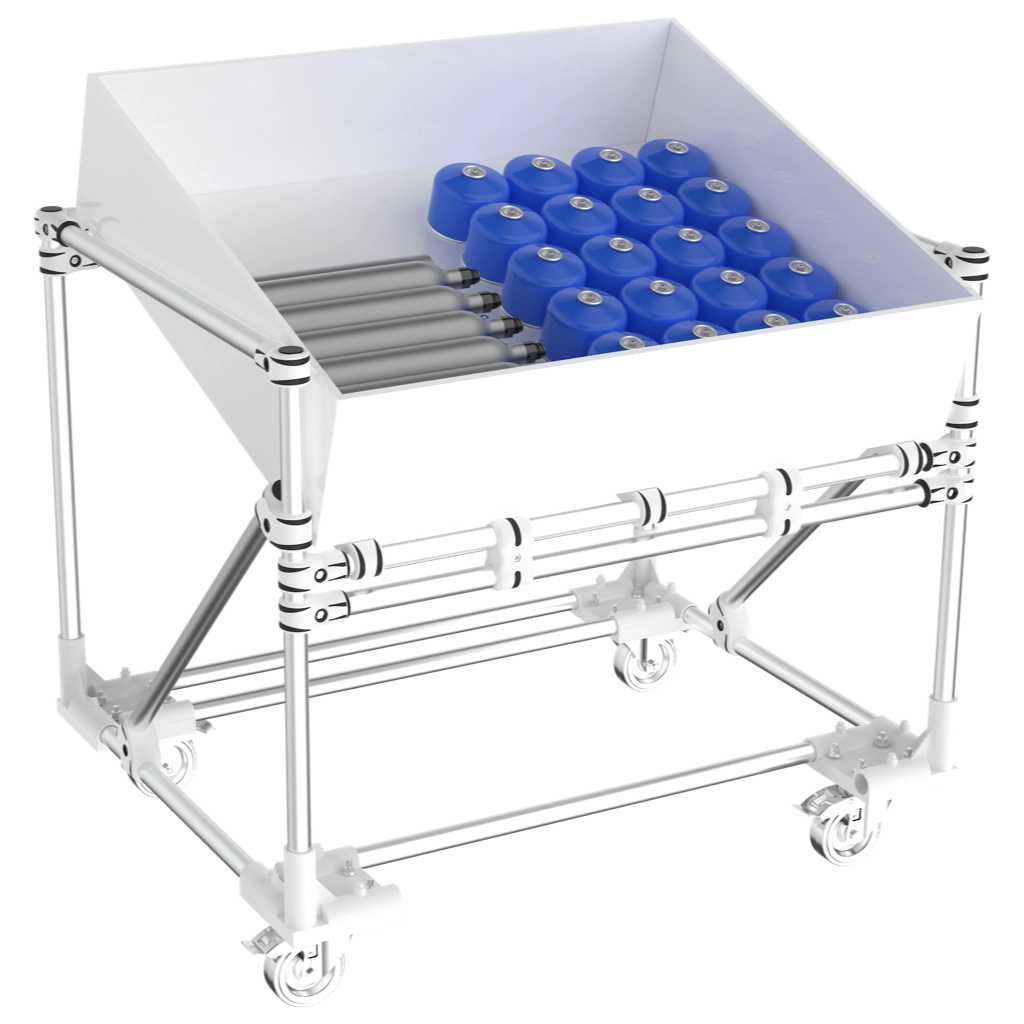 Heavy duty bulk material picking stand