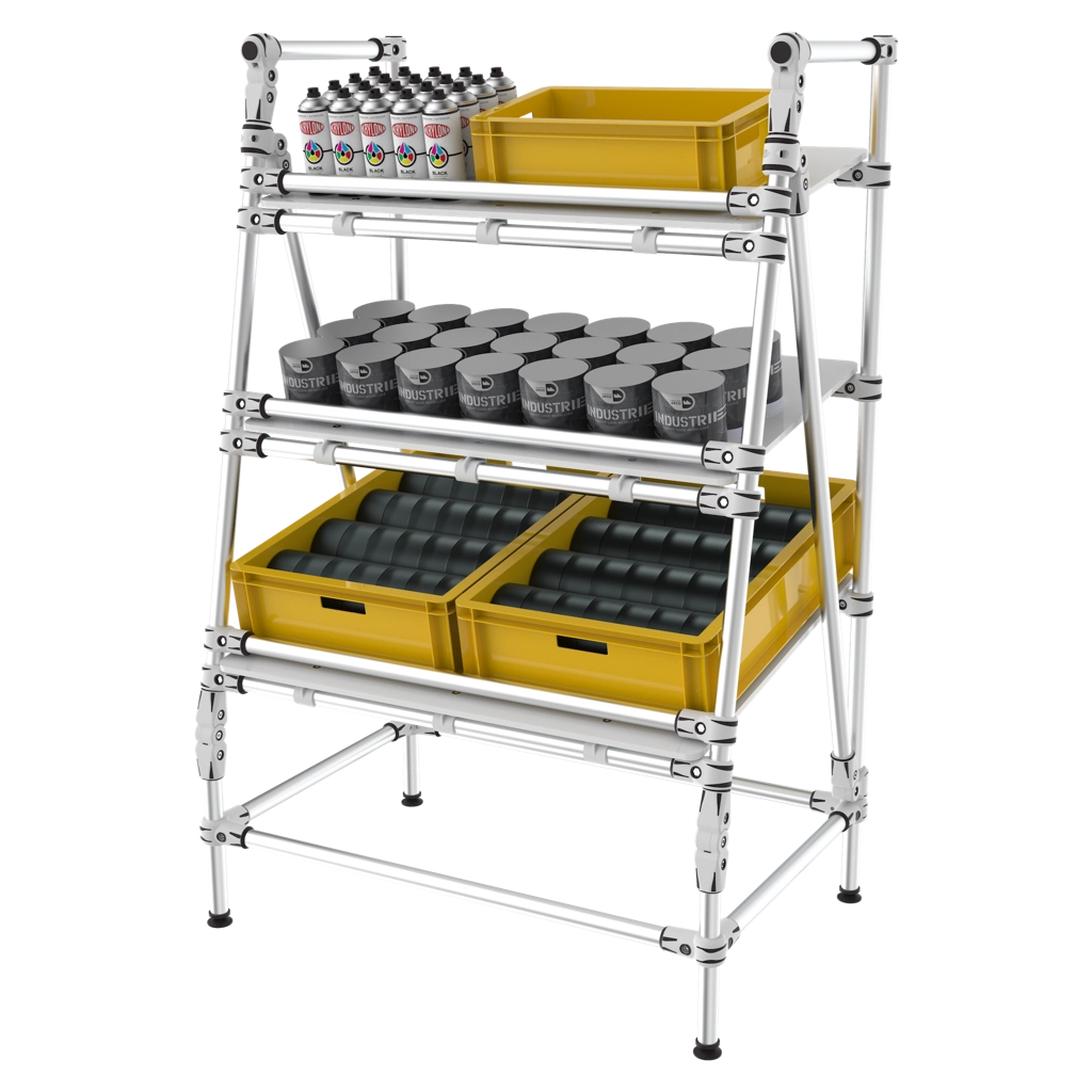 Rayonnage picking logistique 3 niveaux