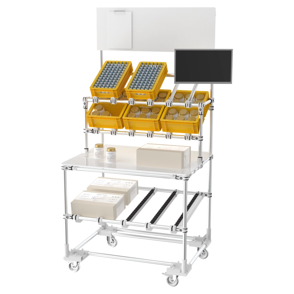 Assembly FIFO workstation with equipments 