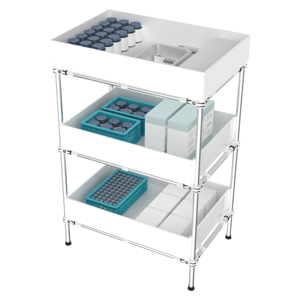 Storage with compartments