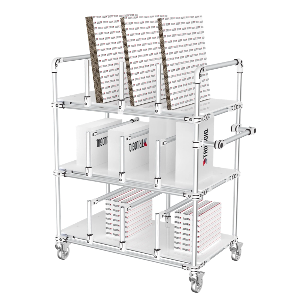 Trolley for board storage & trnasport