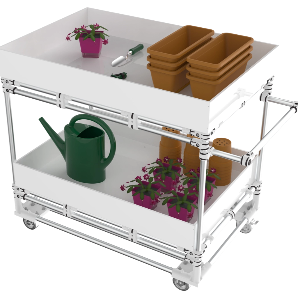 Heavy duty trolley with 2 Compartments 