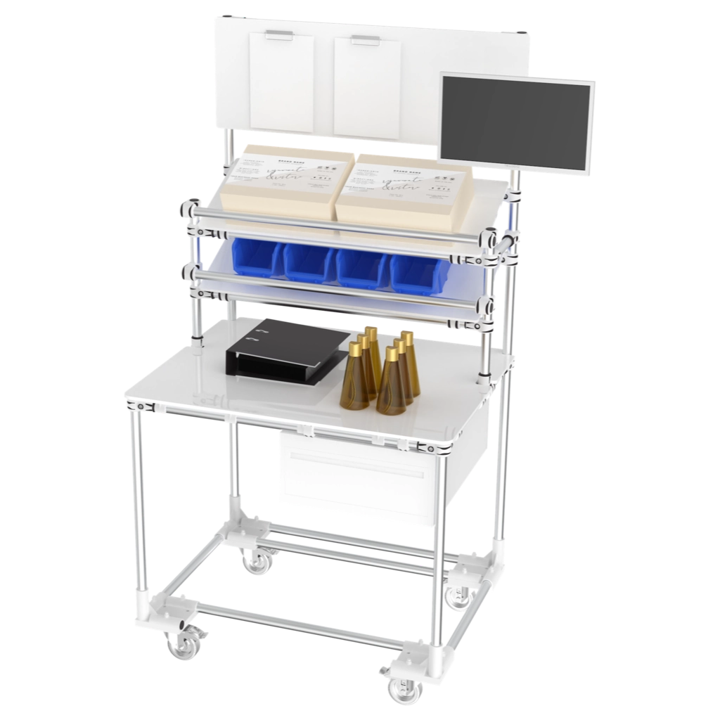 picking workstation, picking and various equipements